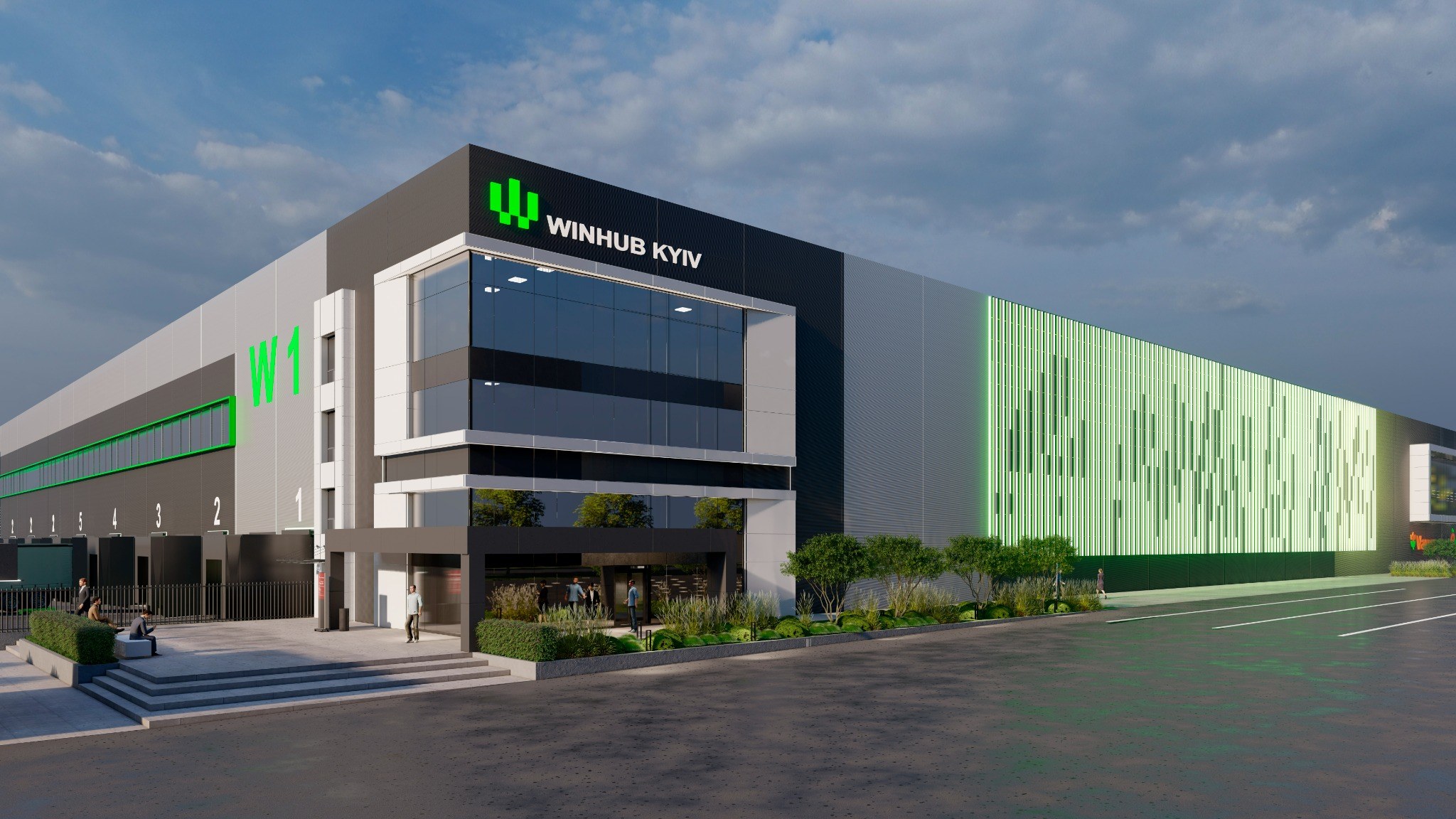 Industrial / warehouse facade